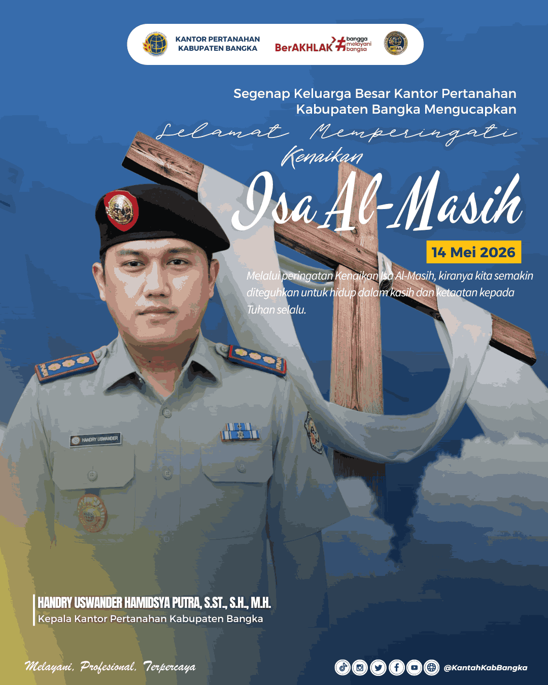 Selamat Memperingati Kenaikan Isa Almasih 14 Mei 2026