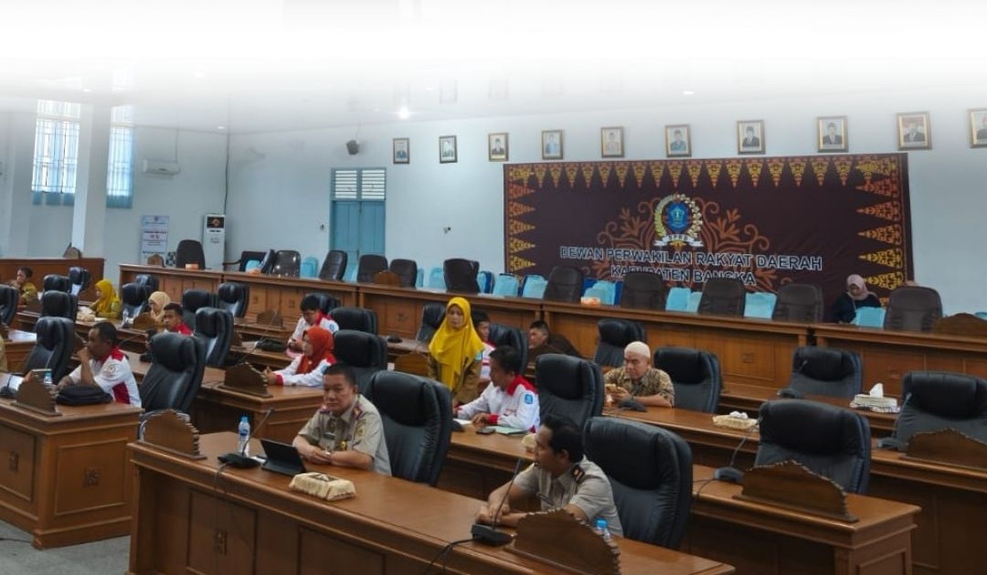 Rapat Dengar Pendapat di Ruang Rapat Paripurna DPRD Kabupaten Bangka