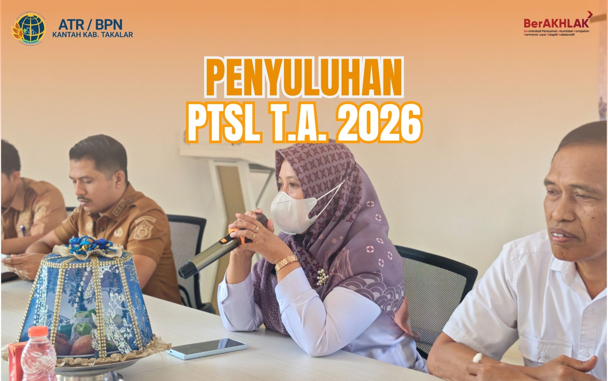 Penyuluhan Program Pendaftaran Tanah Sistematis Lengkap (PTSL) kembali dilaksanakan bagi masyarakat Desa Kale Ko'mara, Kecamatan Polongbangkeng Timur
