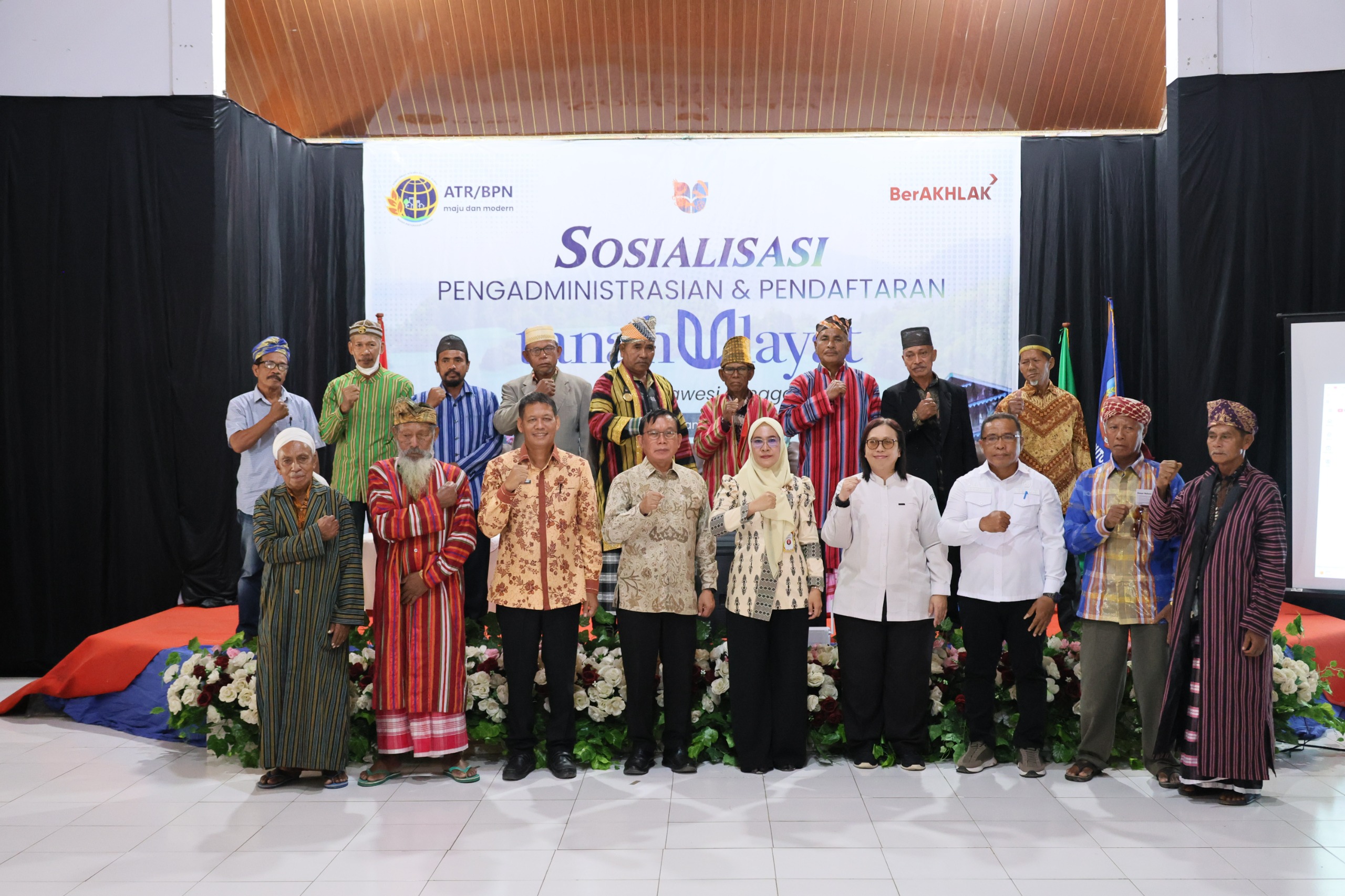 Sosialisasi Pengadministrasian dan Pendaftaran Tanah Ulayat, Bekali Masyarakat Hukum Adat Buton Selatan Soal Tahapan Sertipikasi