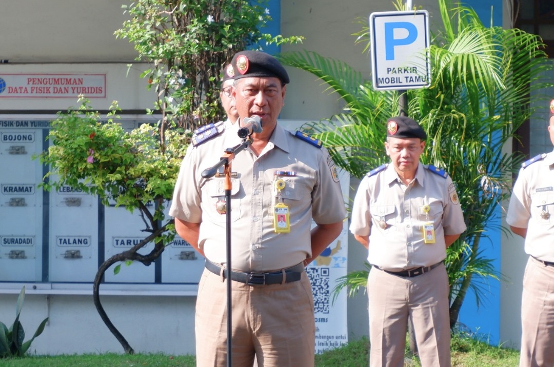 Apel Pagi Kantor Pertanahan Kabupaten Tegal, Kepala Seksi PHP Dorong Penyelesaian Tunggakan dan Evaluasi Pelaksanaan PTSL