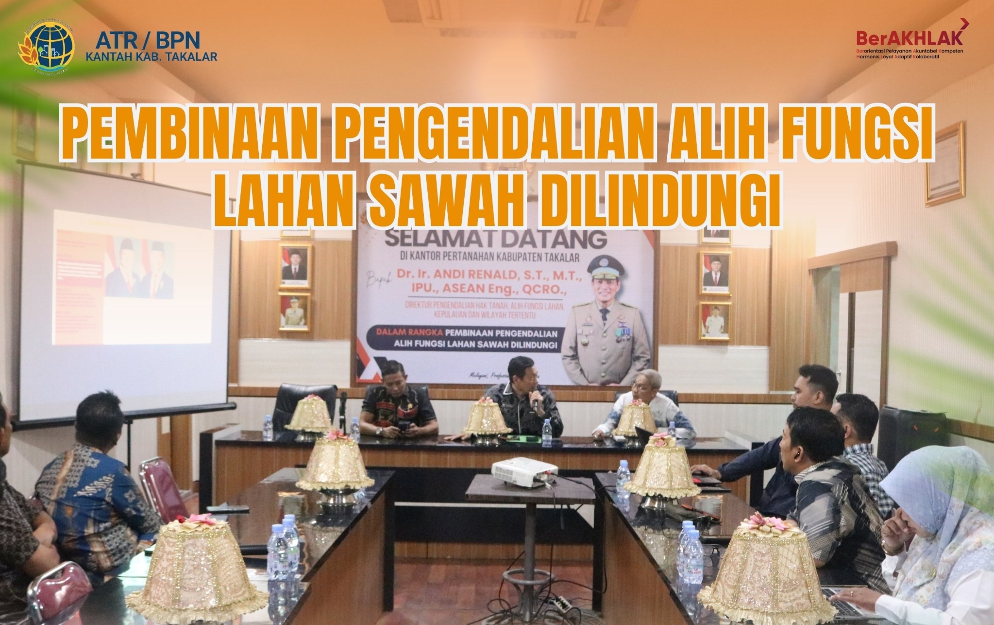 Pembinaan daerah terkait Pengendalian Alih Fungsi Lahan Sawah