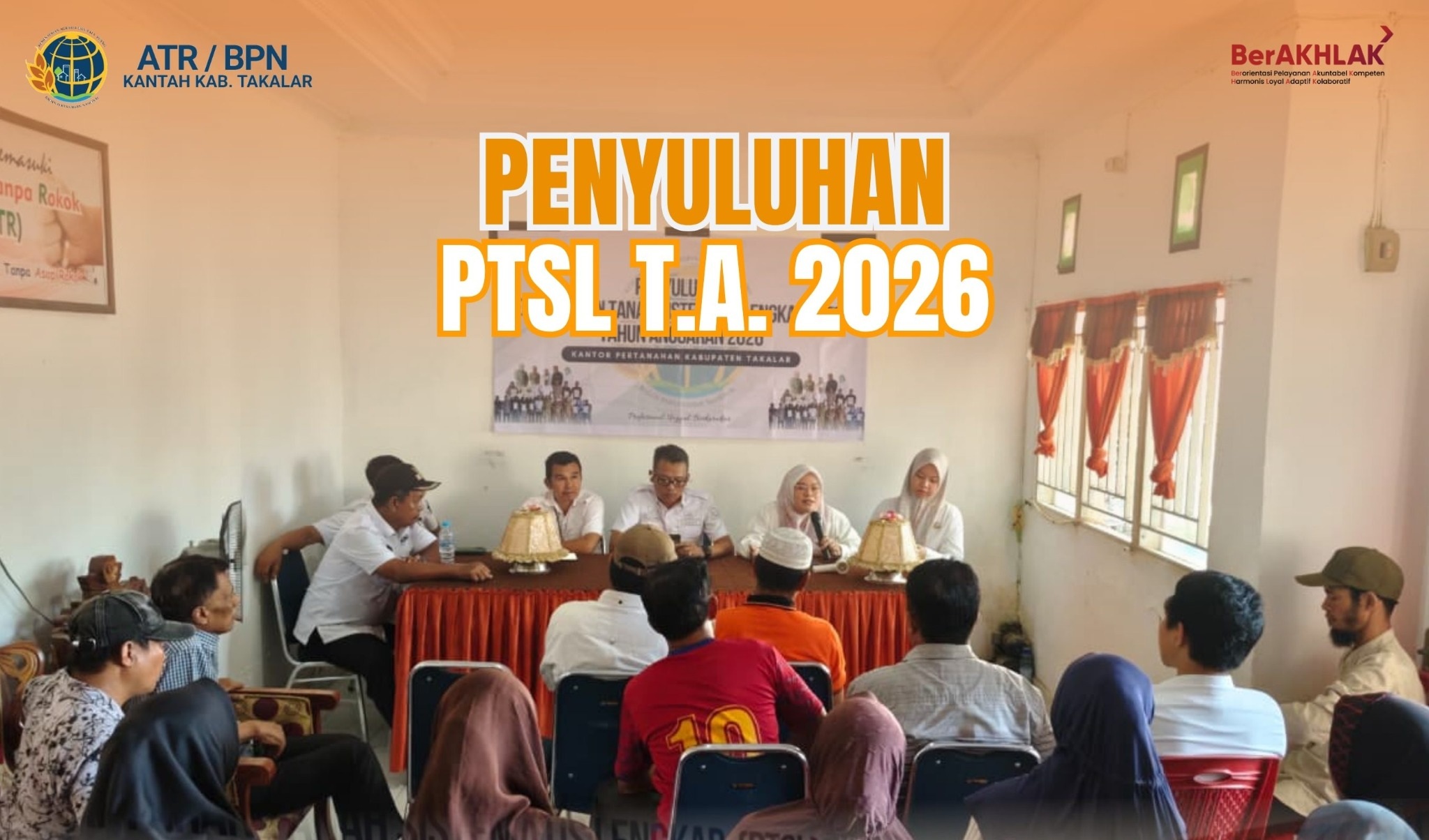 penyuluhan Program Pendaftaran Tanah Sistematis Lengkap (PTSL) juga dilaksanakan bagi masyarakat Desa Bontomarannu, Desa Kalukubodo, Desa Mangindara, dan Desa Barammamase