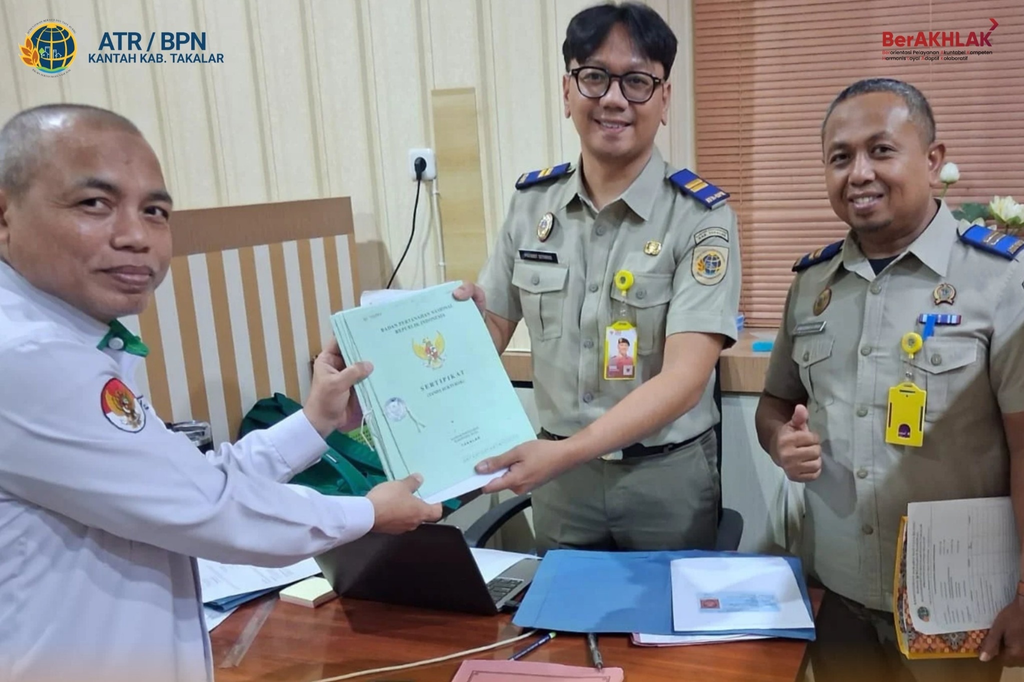 Alih Media Sertipikat Aset kementerian Agama Kab Takalar