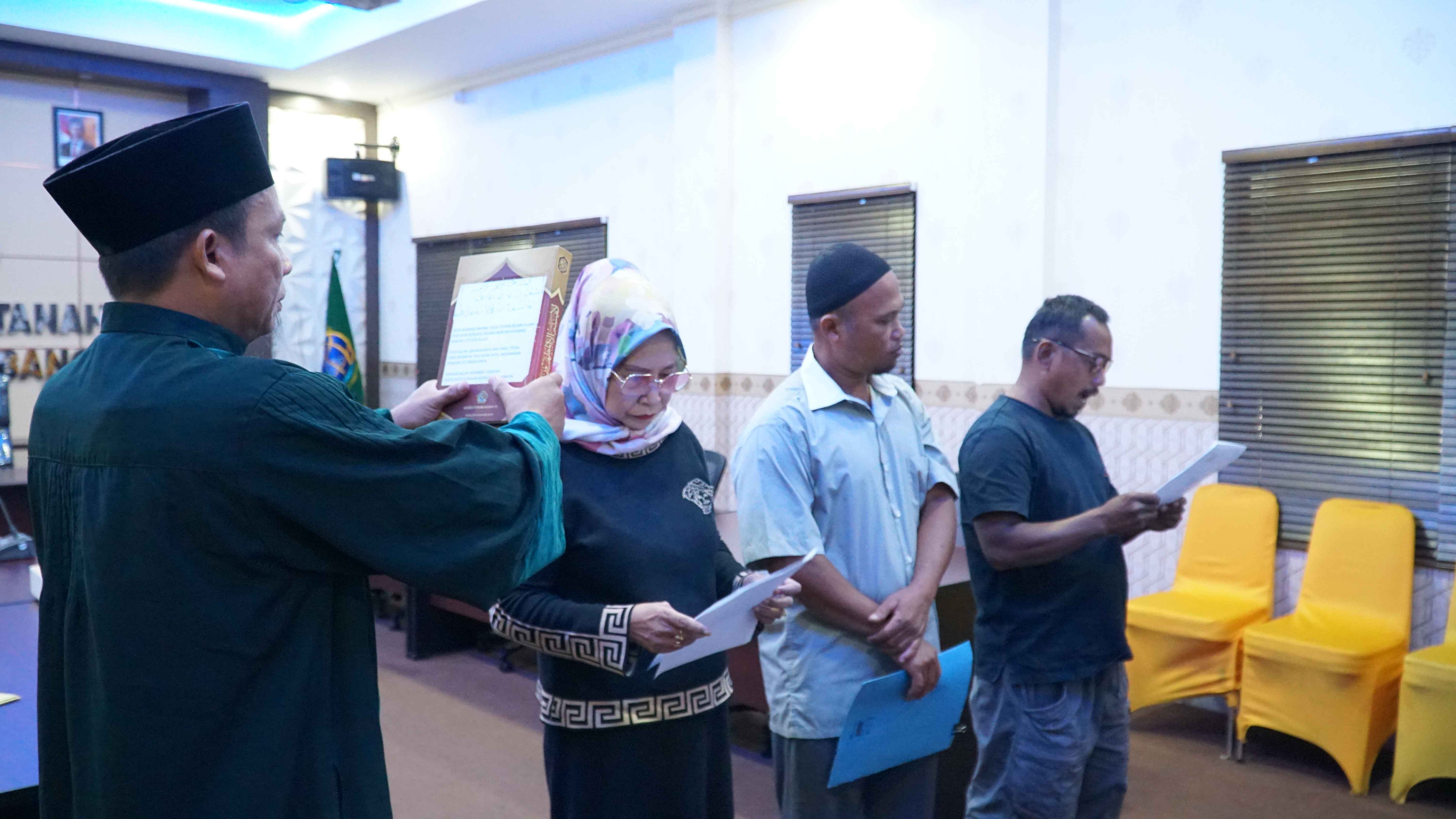 Pengambilan Sumpah Sertipikat Pengganti Karena Hilang Di wilayah Kabupaten Bangka