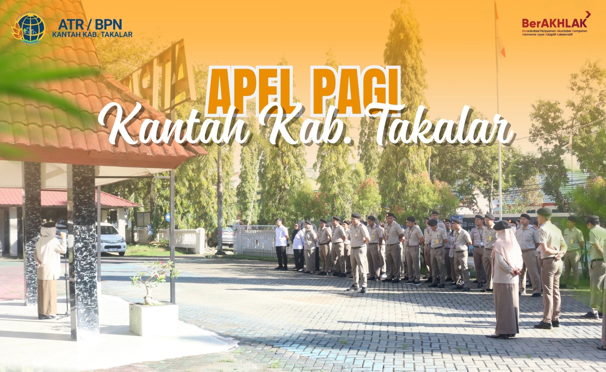 Apel Pagi Kantor Pertanahan Kabupaten Takalar