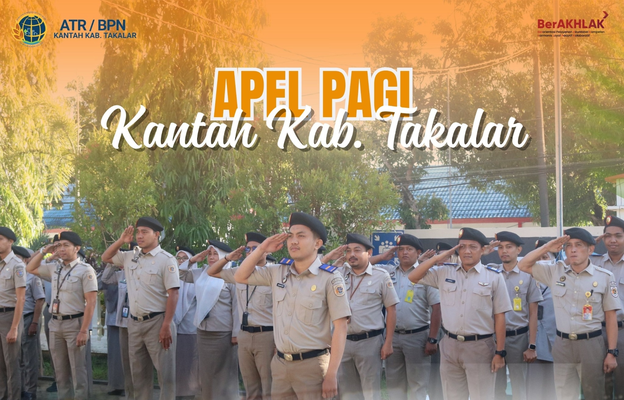 Apel Pagi Kantor Pertanhan Kab Takalar