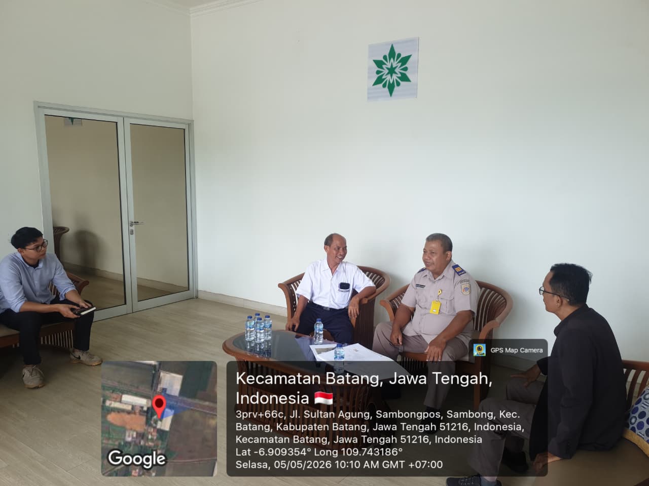 Survei Lapangan PKKPR untuk Kepastian Pemanfaatan Ruang , Kantah Kab. Batang Lakukan Peninjauan Lokasi di Desa Klidang Wetan Kec. Batang