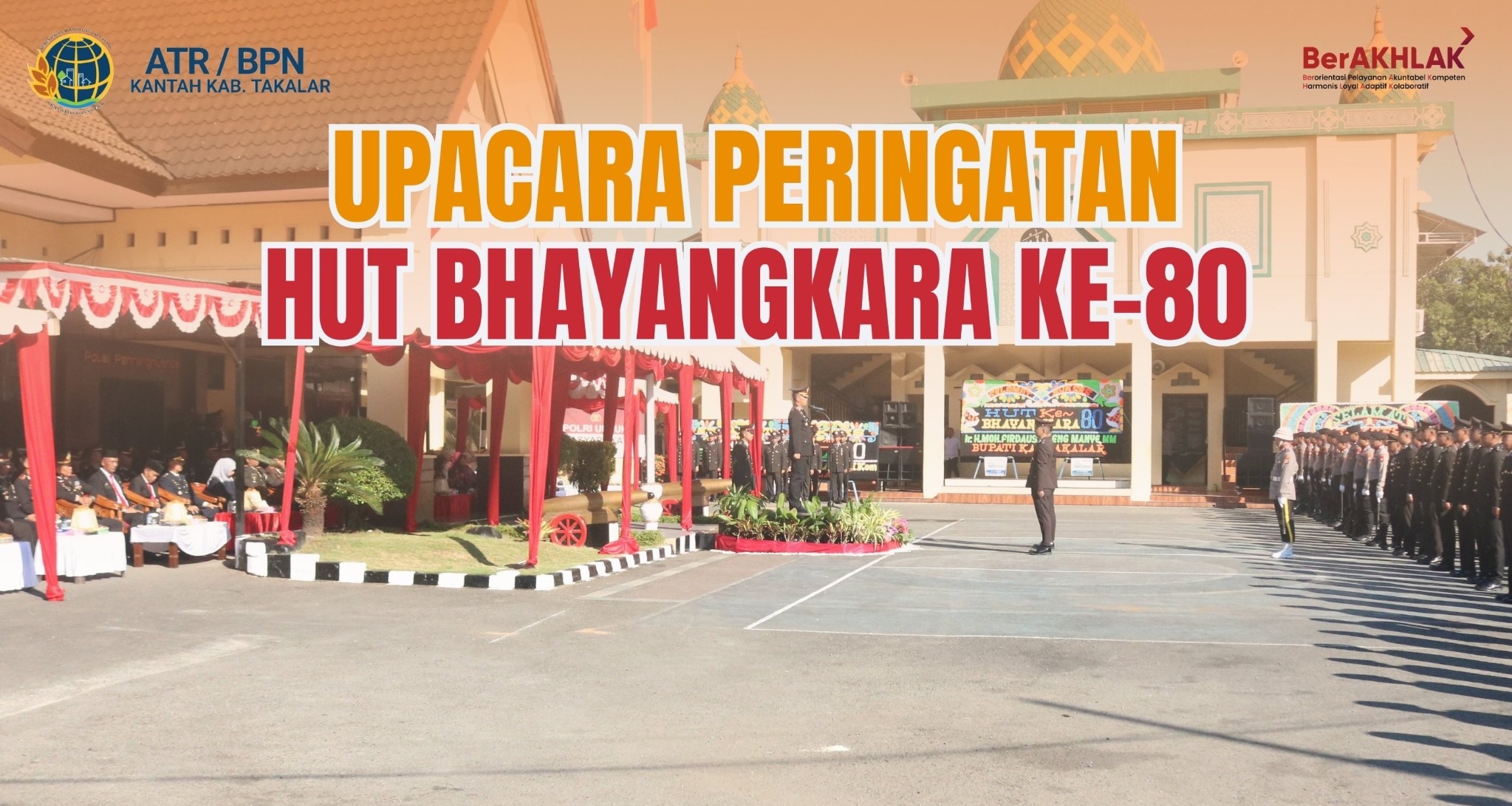 Menghadiri HUT BHayangkara