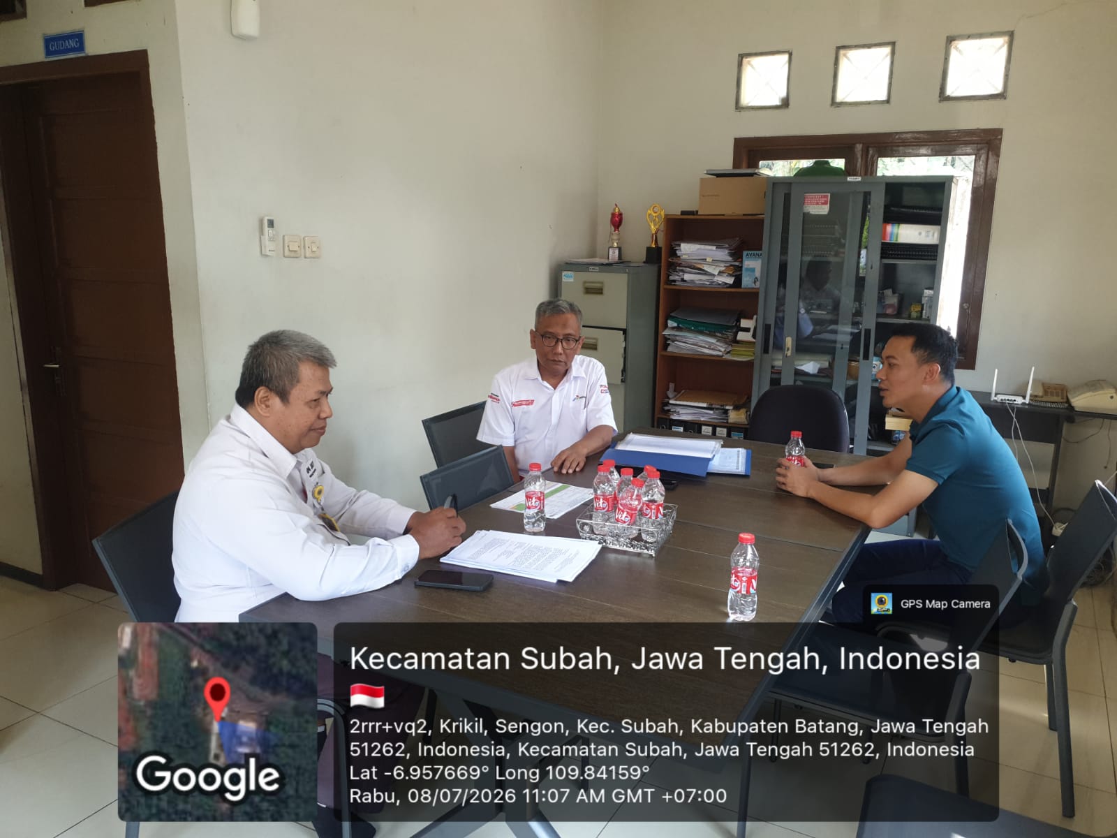 Kantah Kab. Batang Lakukan Peninjauan Lokasi  PKKPR Kegiatan Berusaha di Desa Sengon Kec. Subah