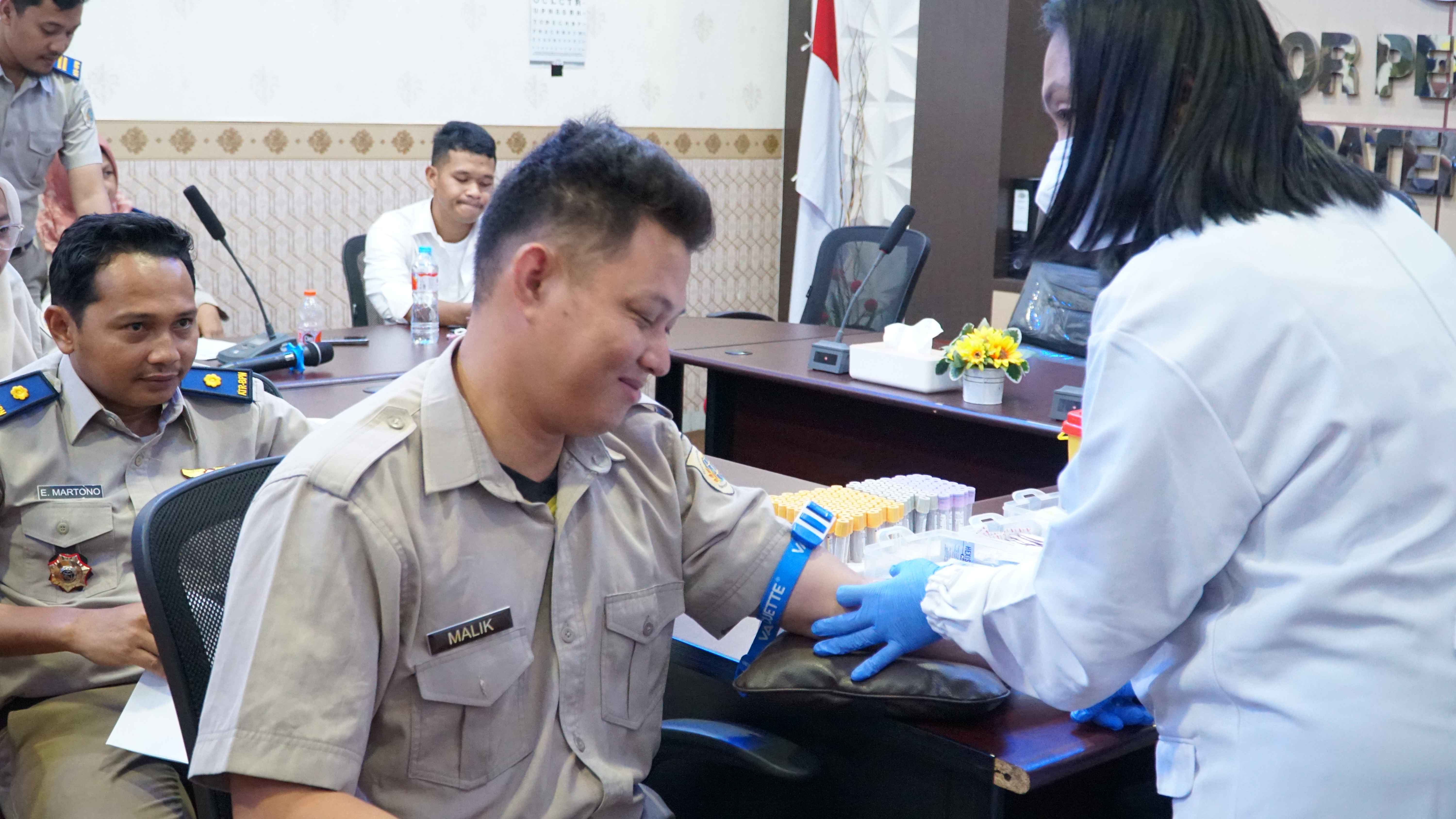 Kegiatan Medical Checkup Pegawai Kantor Pertanahan Kabupaten Bangka