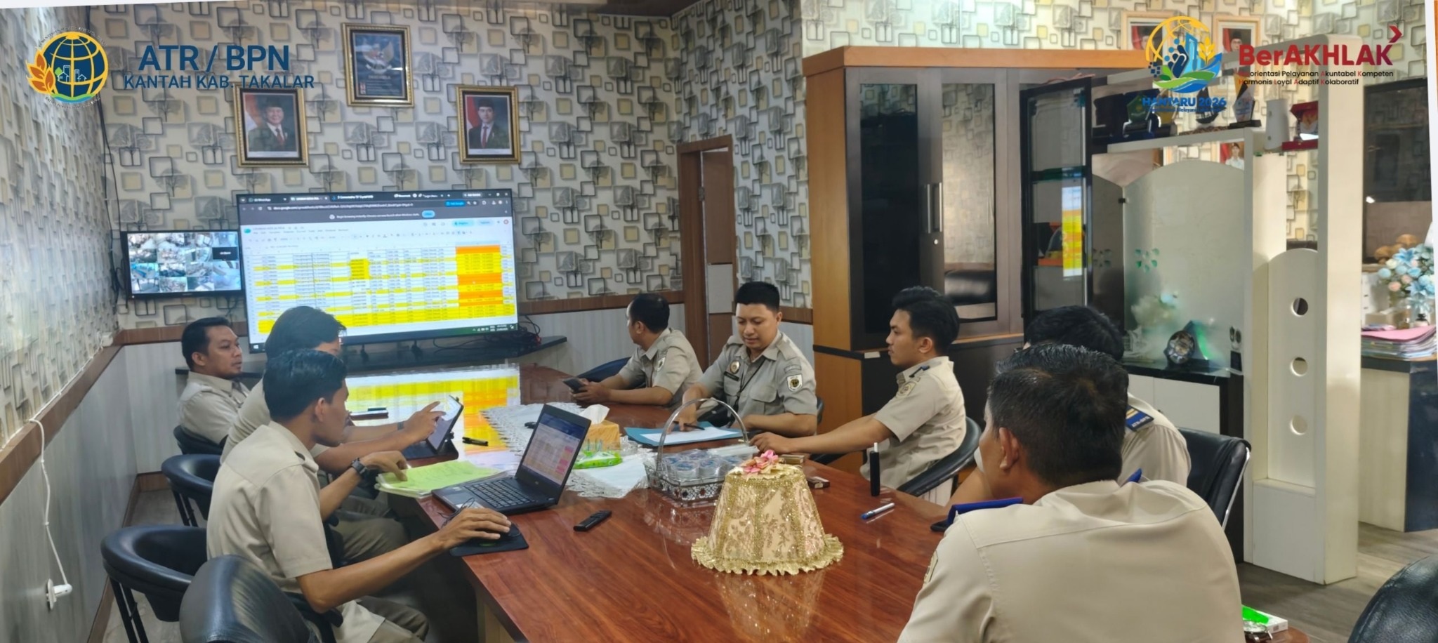 Kantor Pertanahan Kabupaten Takalar kembali melaksanakan koordinasi lanjutan bersama Tim Percepatan Alih Media dan Pensertipikatan Aset Pemerintah Daerah Kabupaten Takalar