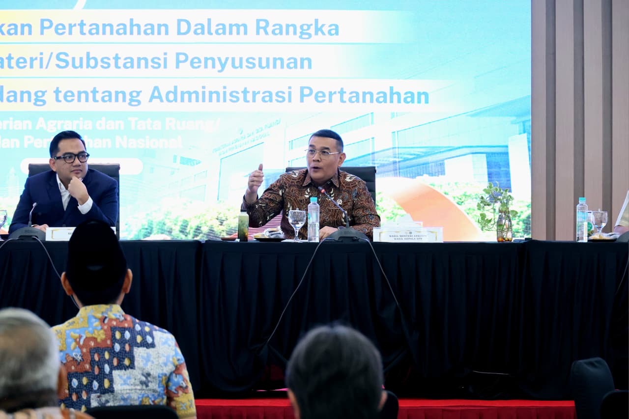 FGD Bersama Komisi II DPR RI, Wamen Ossy: RUU Administrasi Pertanahan untuk Wujudkan Sistem Pertanahan yang Lebih Baik