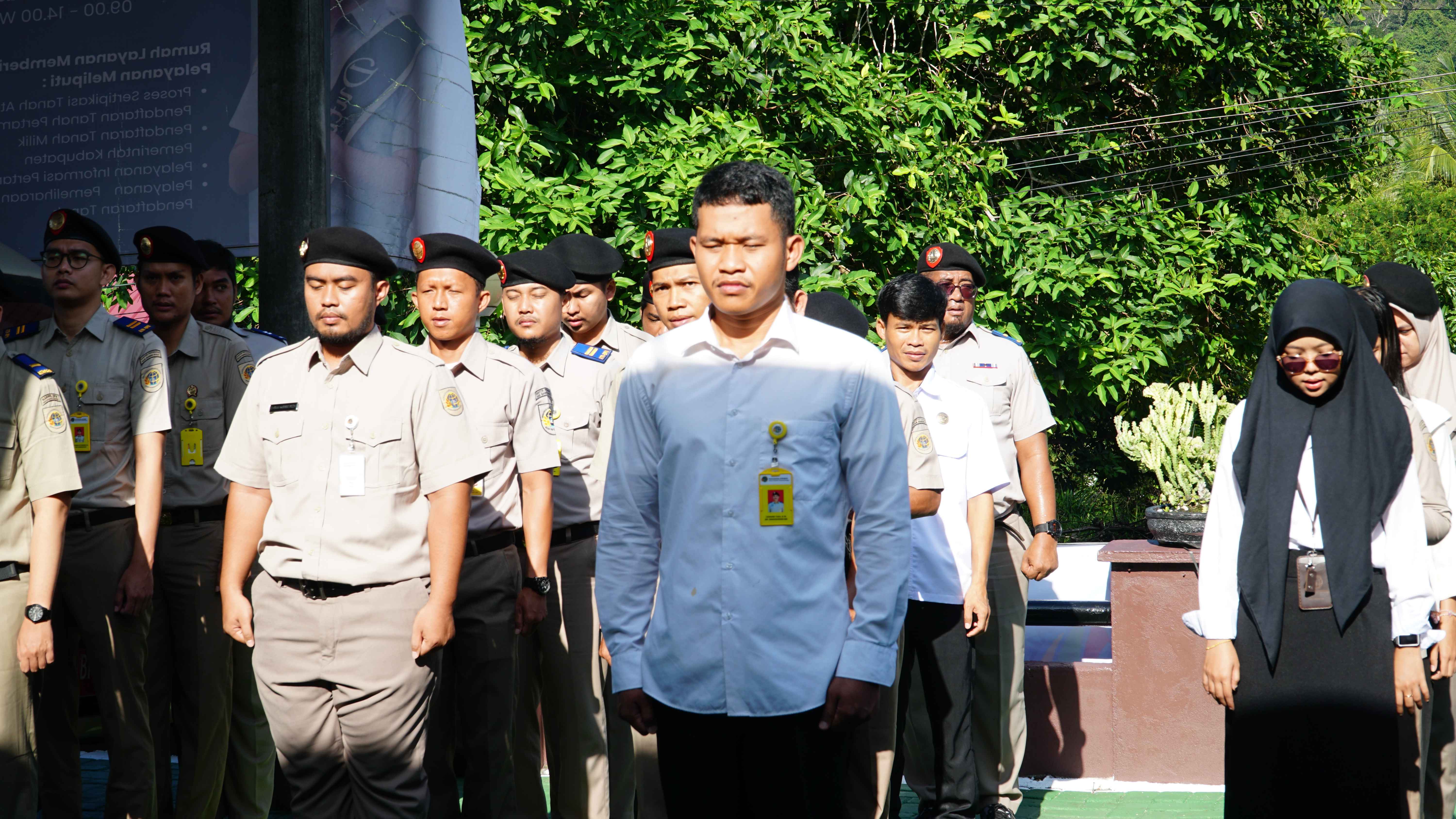 Apel Pagi Kantor Pertanahan Kabupaten Bangka, Senin (27/04/2026)