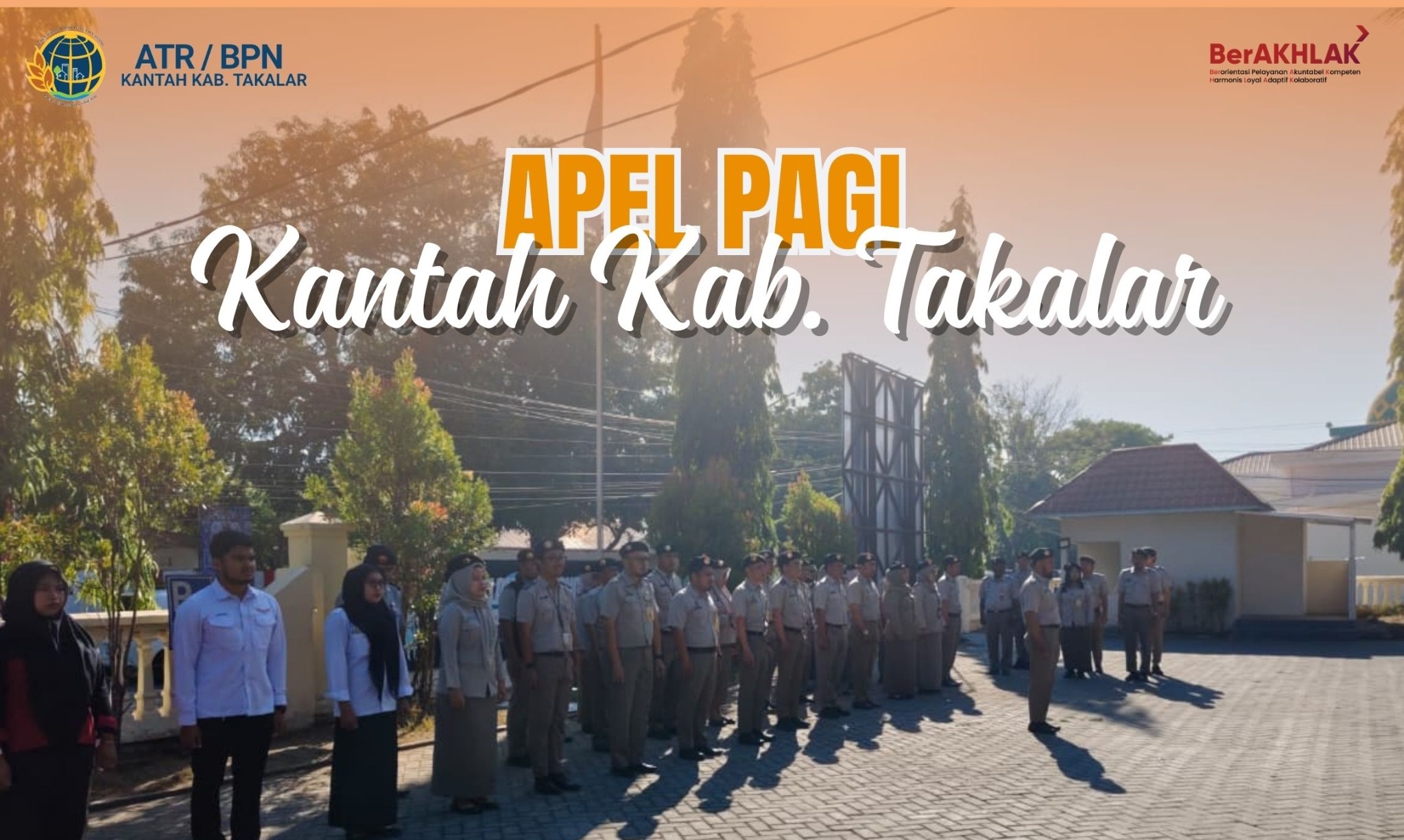 Apel Pagi Rutin Kantor Pertanahan Kab Takalar