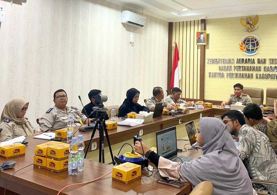 Kantor Pertanahan Kabupaten Tegal Terima Kunjungan Monev PTSL Terintegrasi ILASPP TA 2026 oleh Ditjen SPPR
