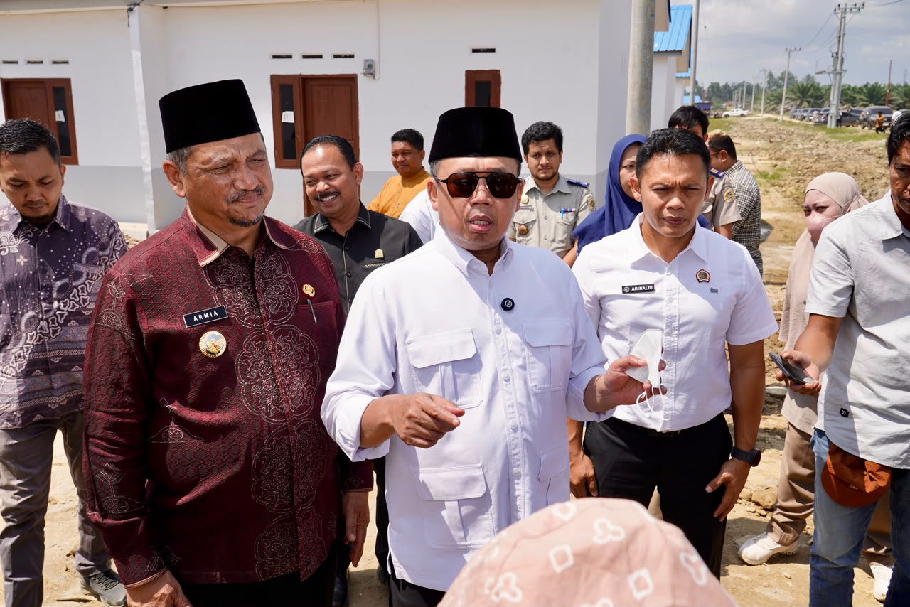 Tinjau Lokasi Huntap bagi Korban Bencana Aceh Tamiang, Menteri Nusron Pastikan Lahan 100% Siap Digunakan