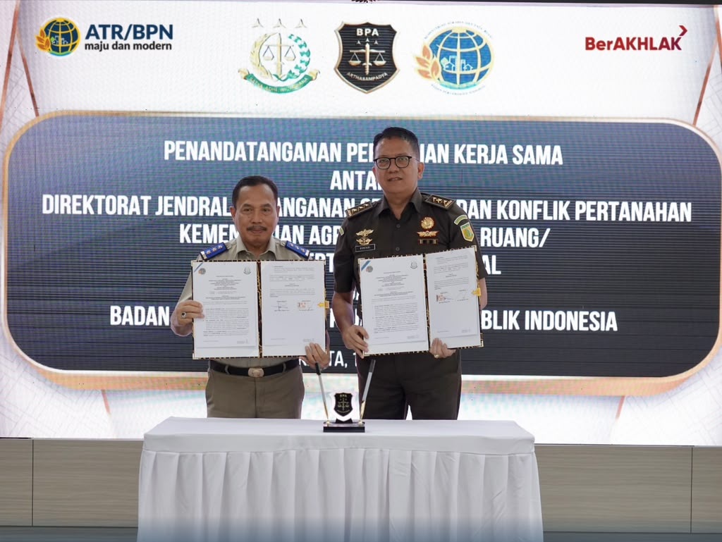 Kementerian ATR/BPN dan Kejaksaan Agung Perkuat Pengamanan Aset untuk Pulihkan Hak Korban dan Kerugian Negara