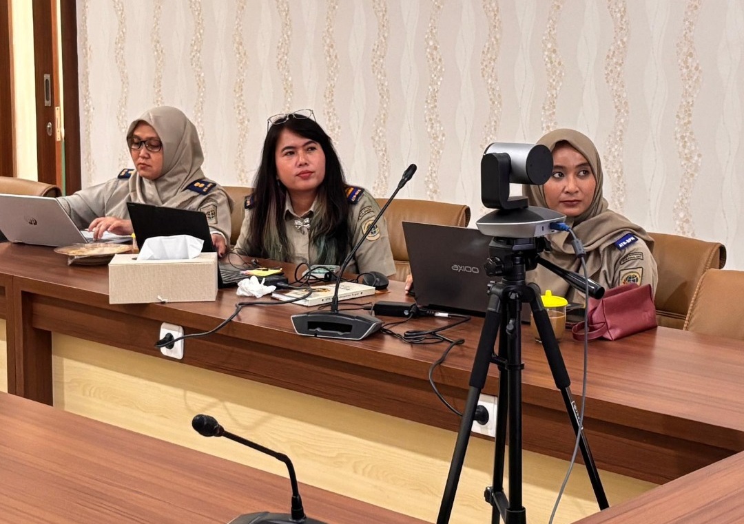 Persiapkan Sistem Berbasis Wilayah, Kantor Pertanahan Kab Tegal Ikuti Rapat Pendampingan Pengisian Pembagian Wilayah Tugas