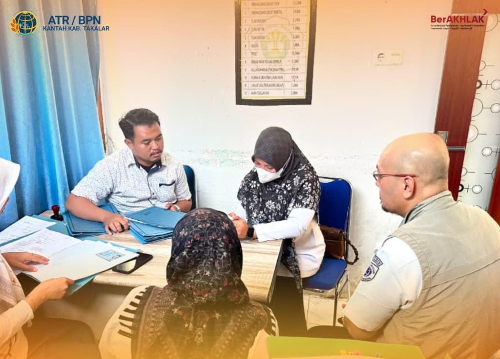 Monitoring Pemberkasan Pensertipikatan Lintas Sektor