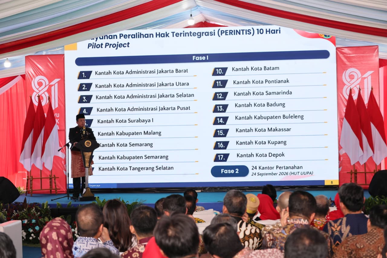 Mulai 17 Agustus 17 Kantah Terapkan Peralihan Hak Terintegrasi, Urus Balik Nama Maksimal 10 Hari