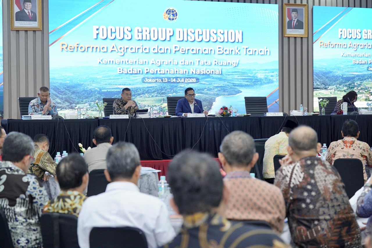 Kementerian ATR/BPN Bersama Komisi II DPR RI Bahas Penguatan Reforma Agraria dan Optimalisasi Peran Bank Tanah