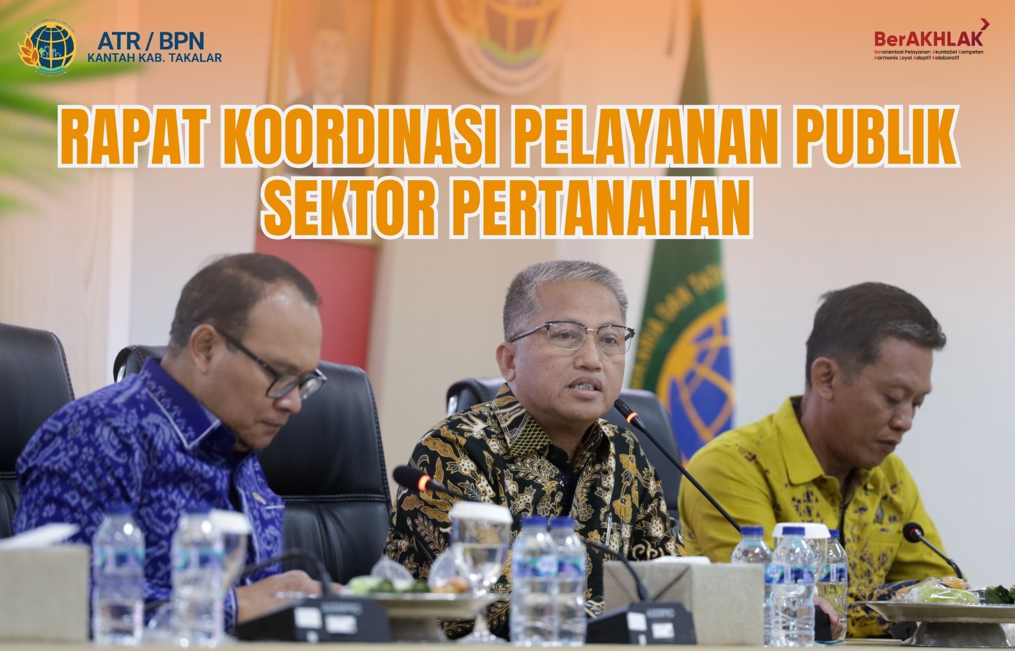 RAPAT KOORDINASI PELAYANAN PUBLIK SEKTOR PERTANAHAN
