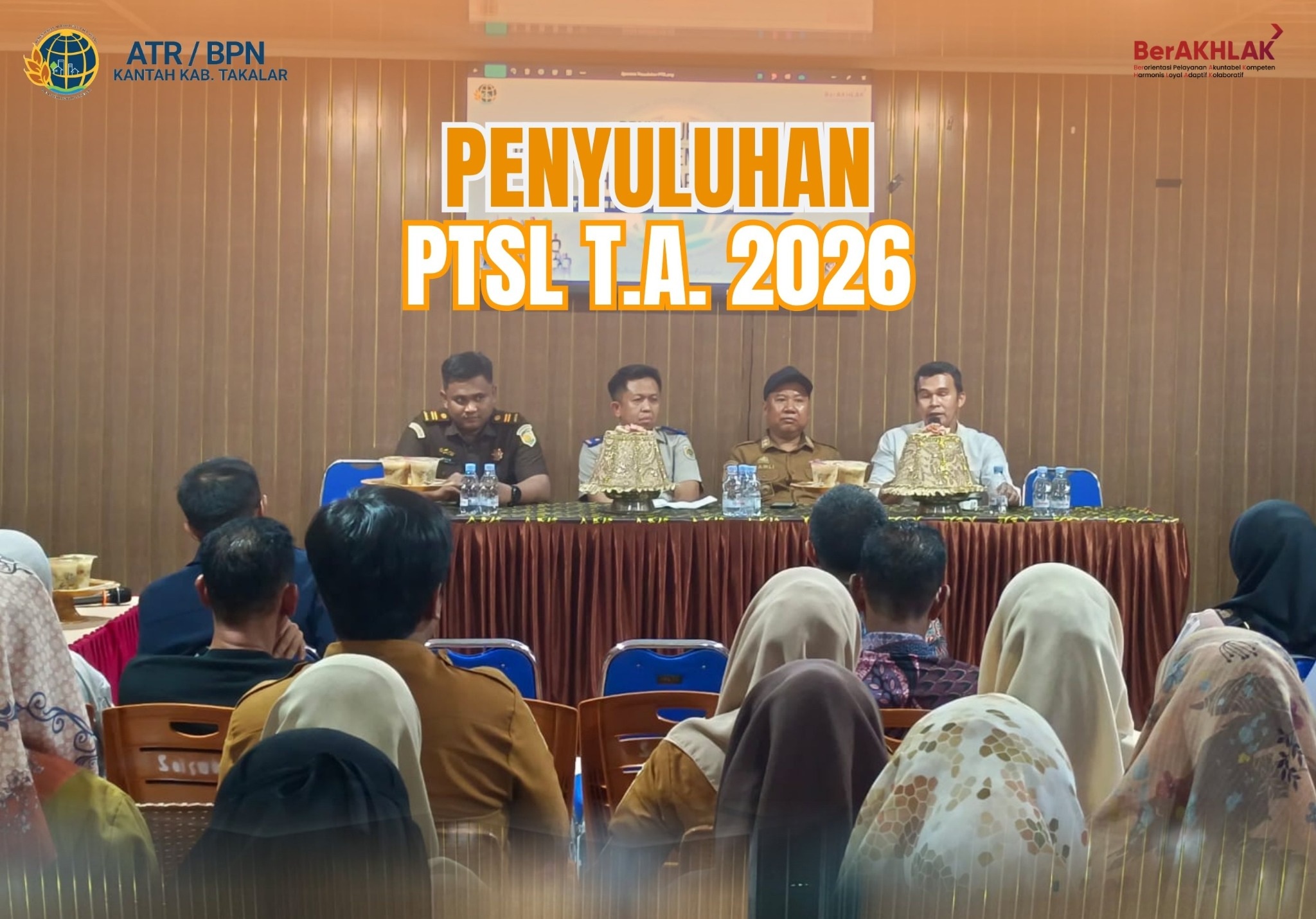 Penyuluhan Program Pendaftaran Tanah Sistematis Lengkap (PTSL) kembali dilaksanakan bagi masyarakat Desa Bontolanra, Sampulungan, Kaballokang, dan Desa Pakkabba