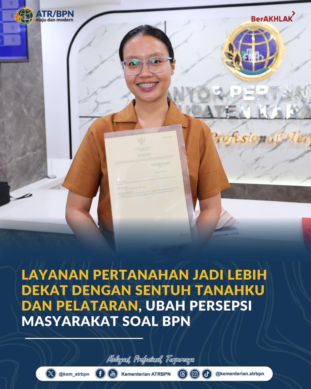 Layanan Pertanahan Jadi Lebih Dekat dengan Sentuh Tanahku dan PELATARAN, Ubah Persepsi Masyarakat Soal BPN