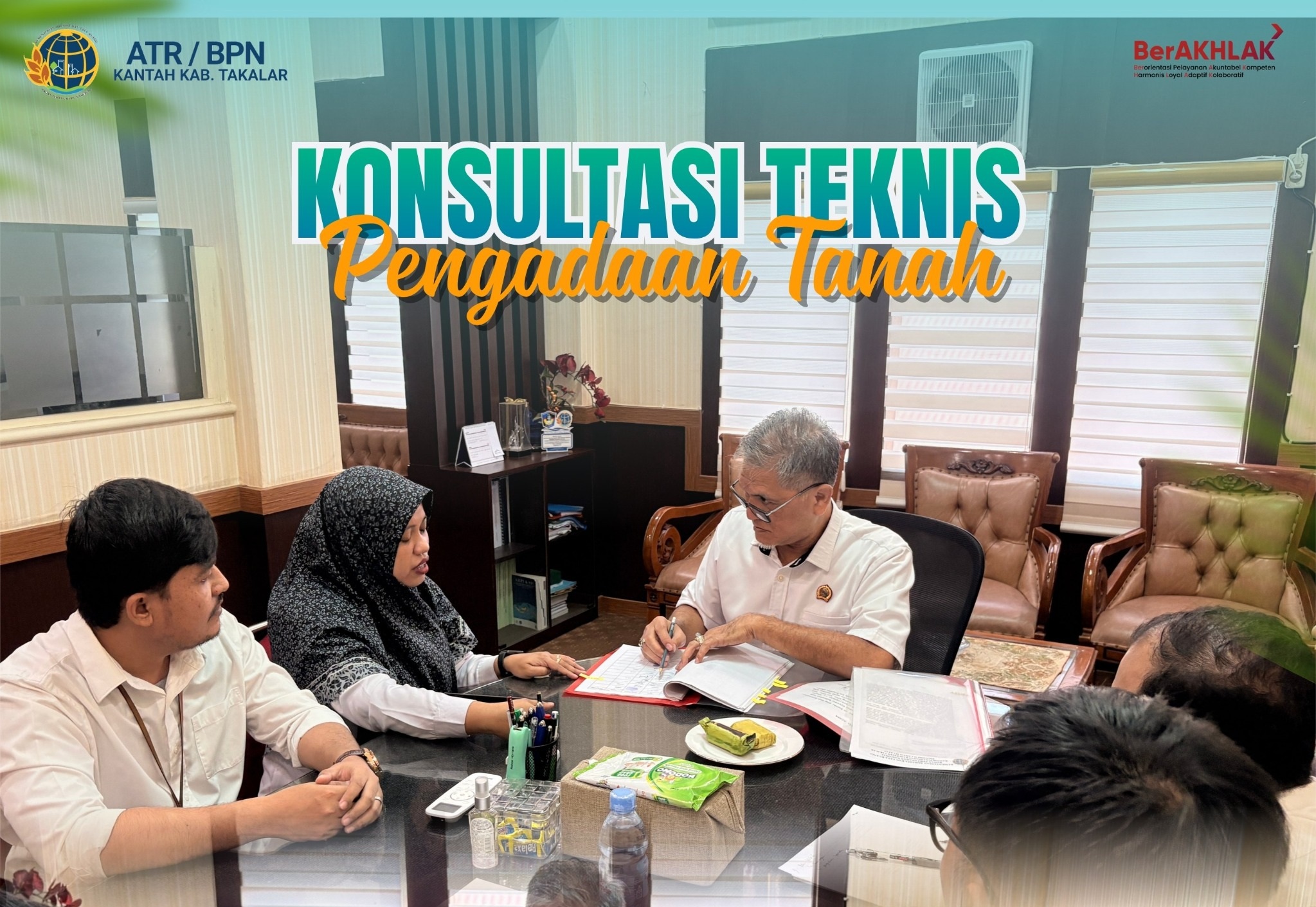 Konsultasi teknis kegiatan pengadaan tanah pembangunan bendungan pammukkulu