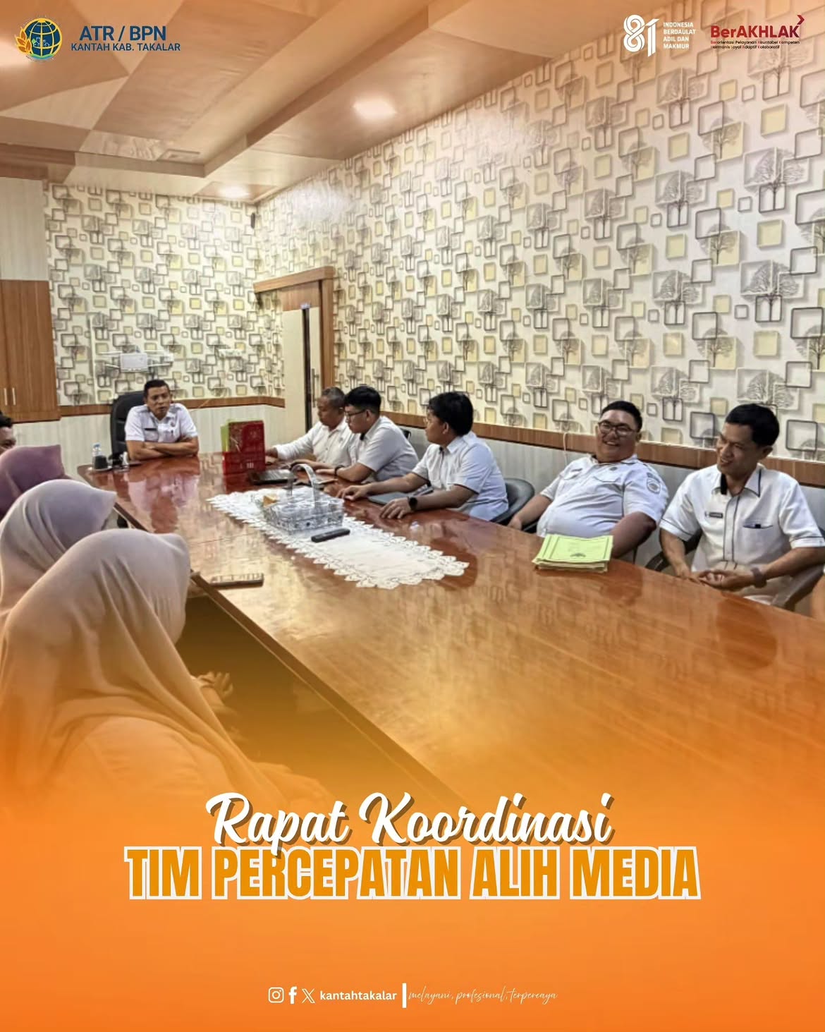 Rapat Koordinasi Tim Percepatan Alih Media Sertipikat