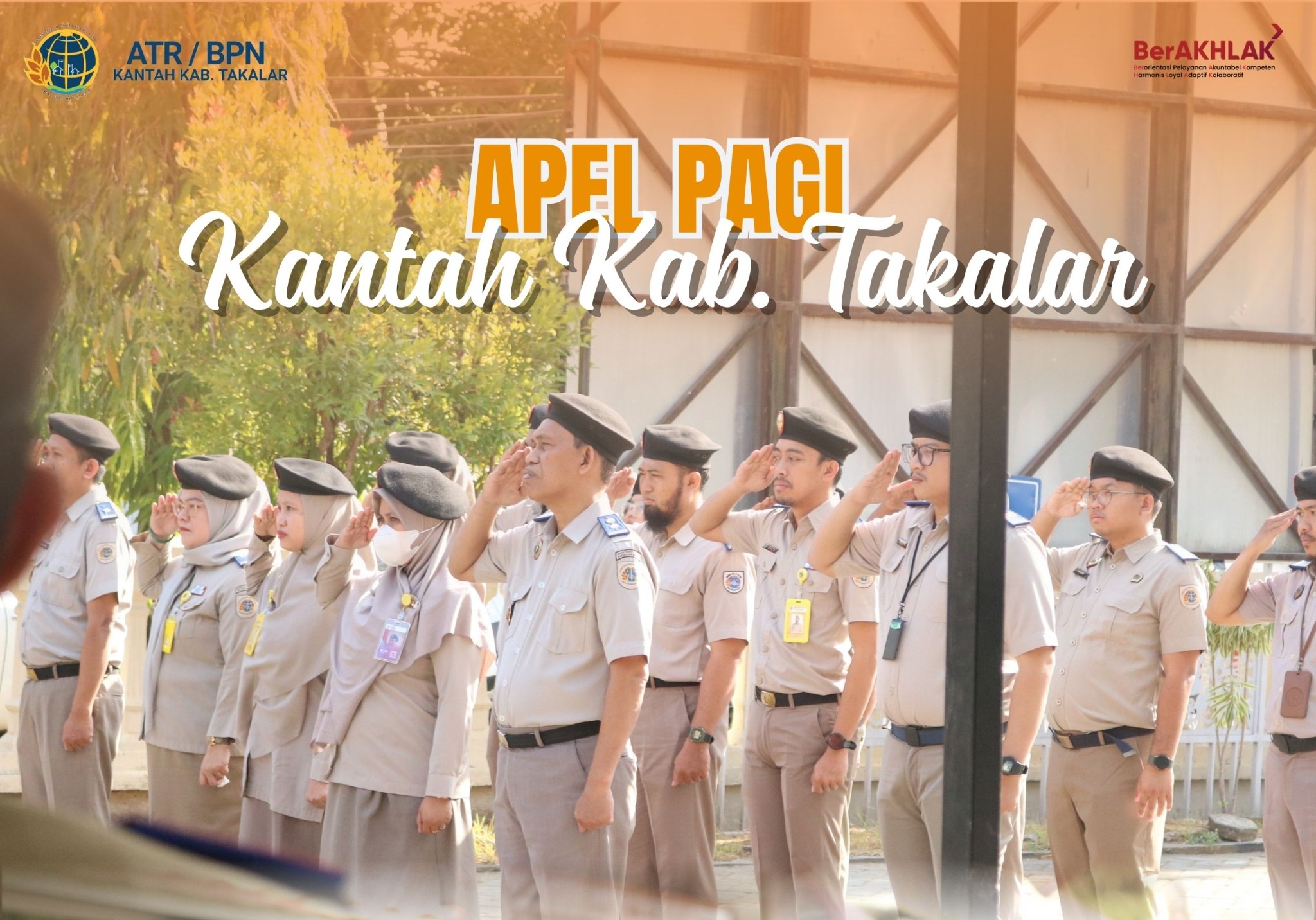 Apel Pagi Kantor Pertanahan Kab Takalar