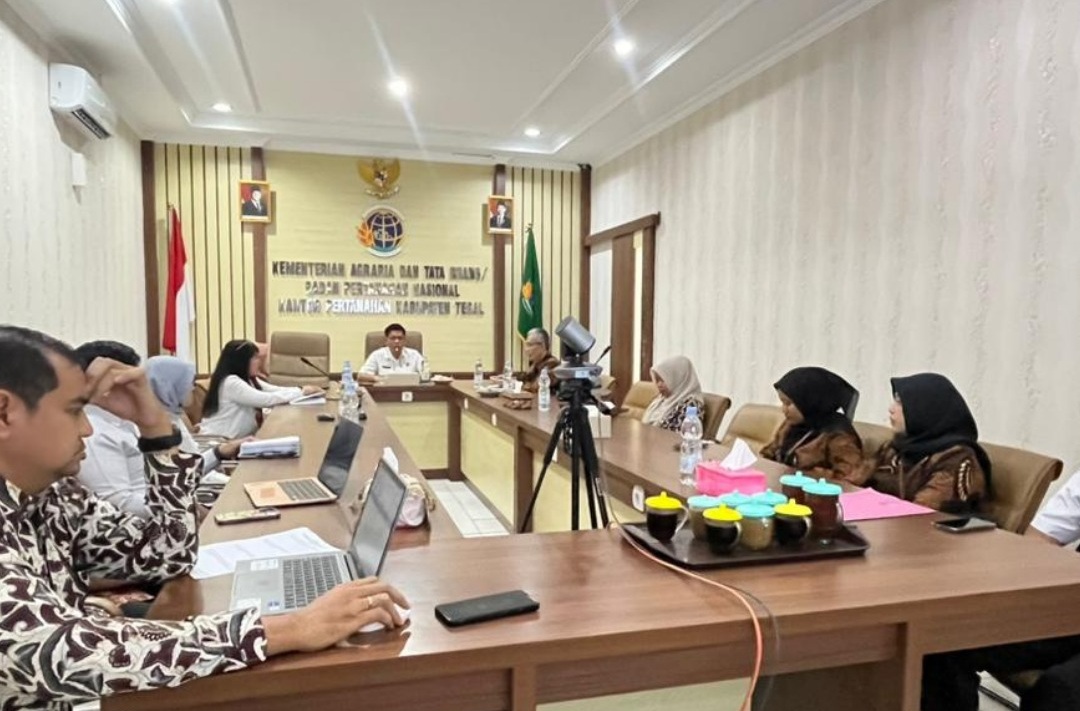 Monev Aset BMN Oleh Kanwil BPN Jateng, Upaya Tingkatkan Pengelolaan Aset di Kantor Pertanahan Kab Tegal