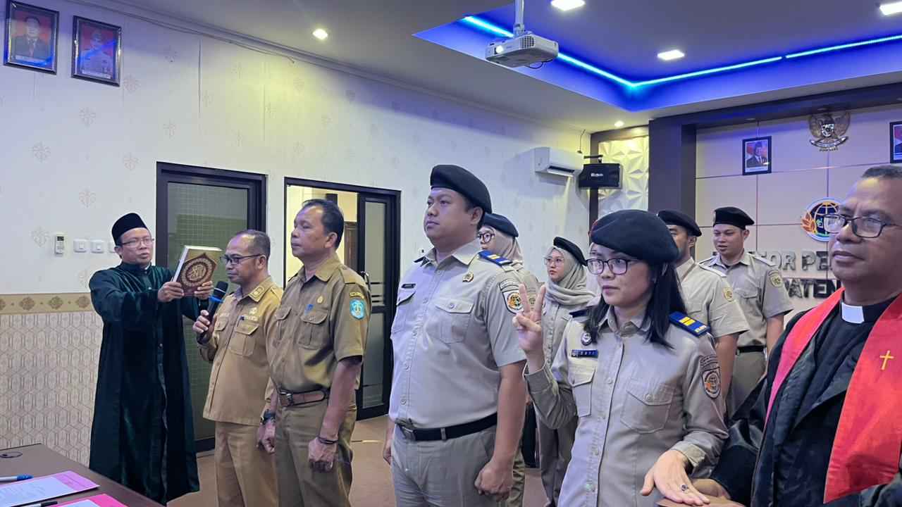 Pelantikan dan Pengambilan Sumpah Panitia Ajudikasi, Satuan Tugas Fisik, Satuan Tugas Yuridis dan Satuan Tugas Administrasi Pendaftaran Tanah Sistematis Lengkap (PTSL) Tahun 2026