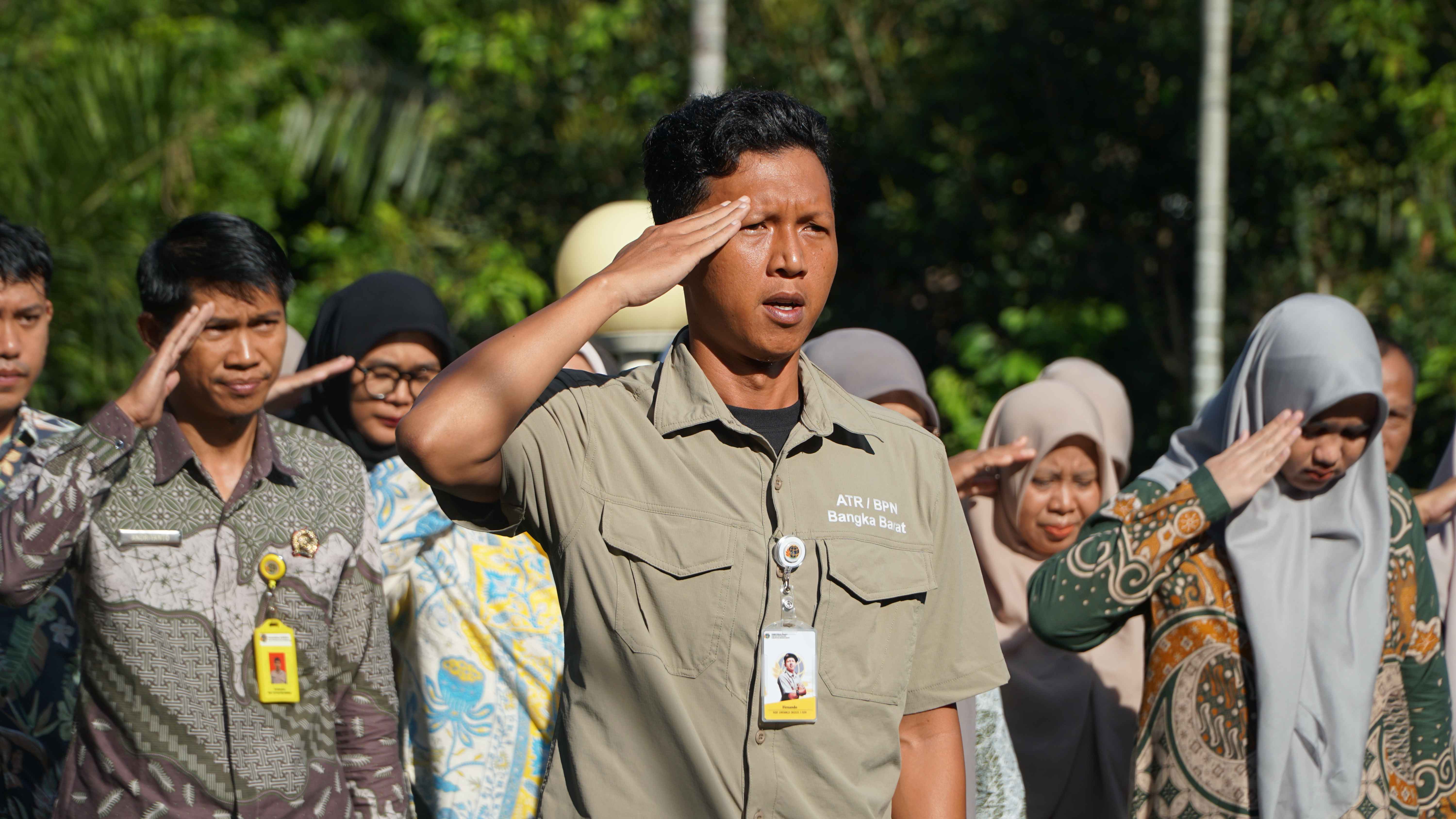 Apel Pagi Kantor Pertanahan Kabupaten Bangka, Kamis (09/04/2026)