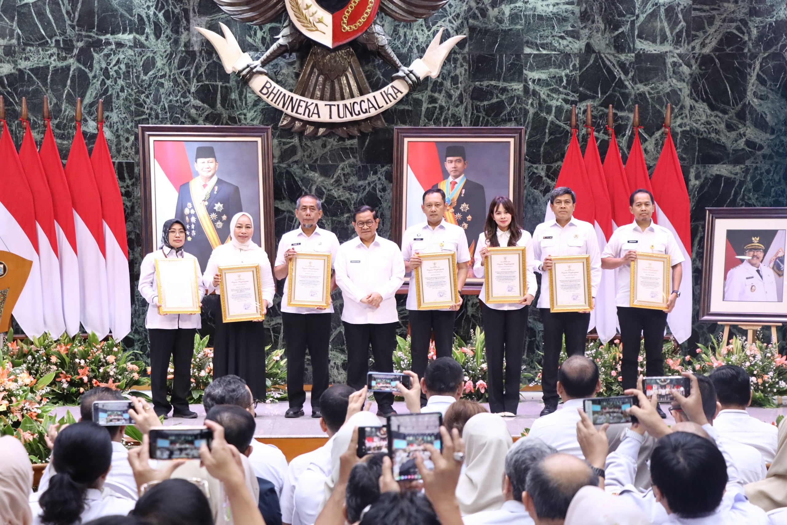 Pemprov DKI Jakarta Beri Penghargaan kepada Kementerian ATR/BPN atas Percepatan Pengamanan Aset