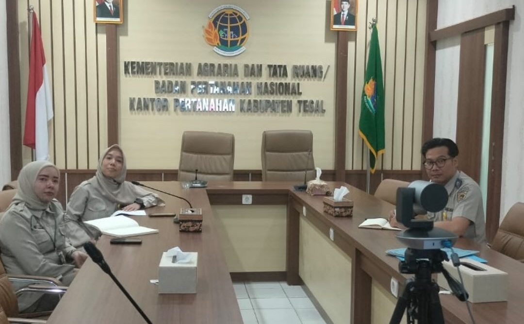 Tiga Pegawai Kantor Pertanahan Kab Tegal Ikuti Pembukaan Pelatihan Customer Service Excellence Tahun 2026
