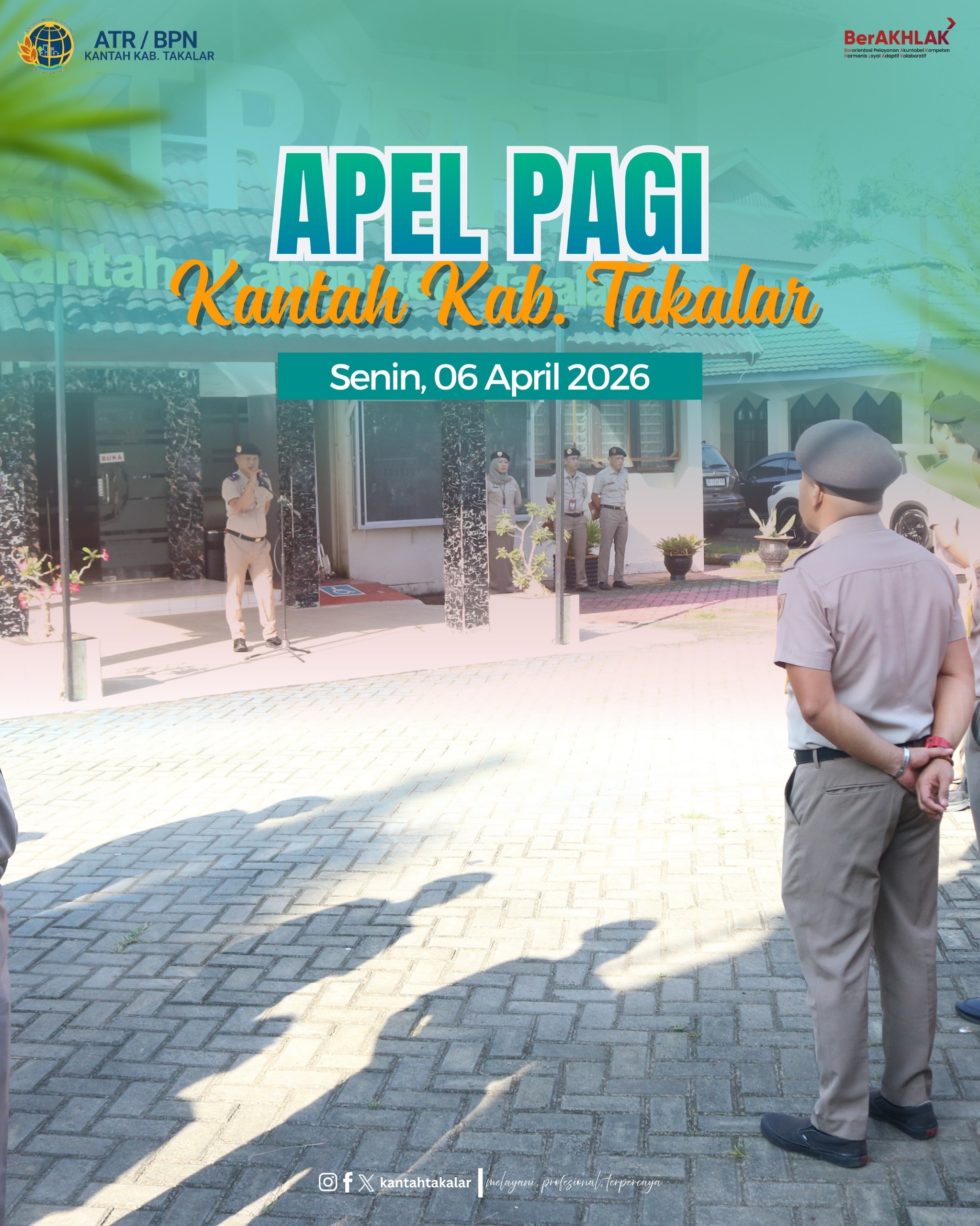 Apel Pagi Kantor Pertanahan Kab Takalar