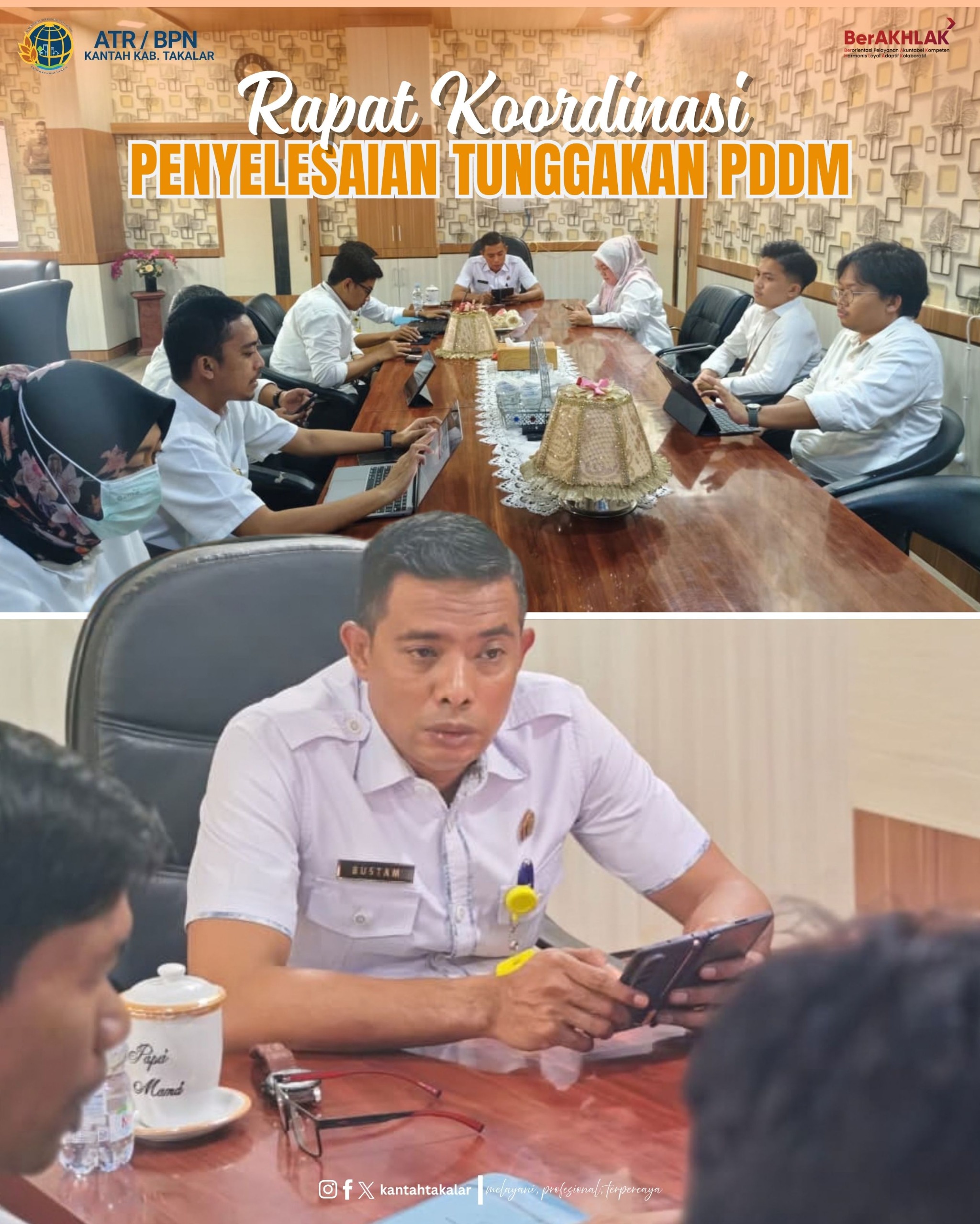 Rapat Koordinasi Penyelesaian Tunggakan PDDM