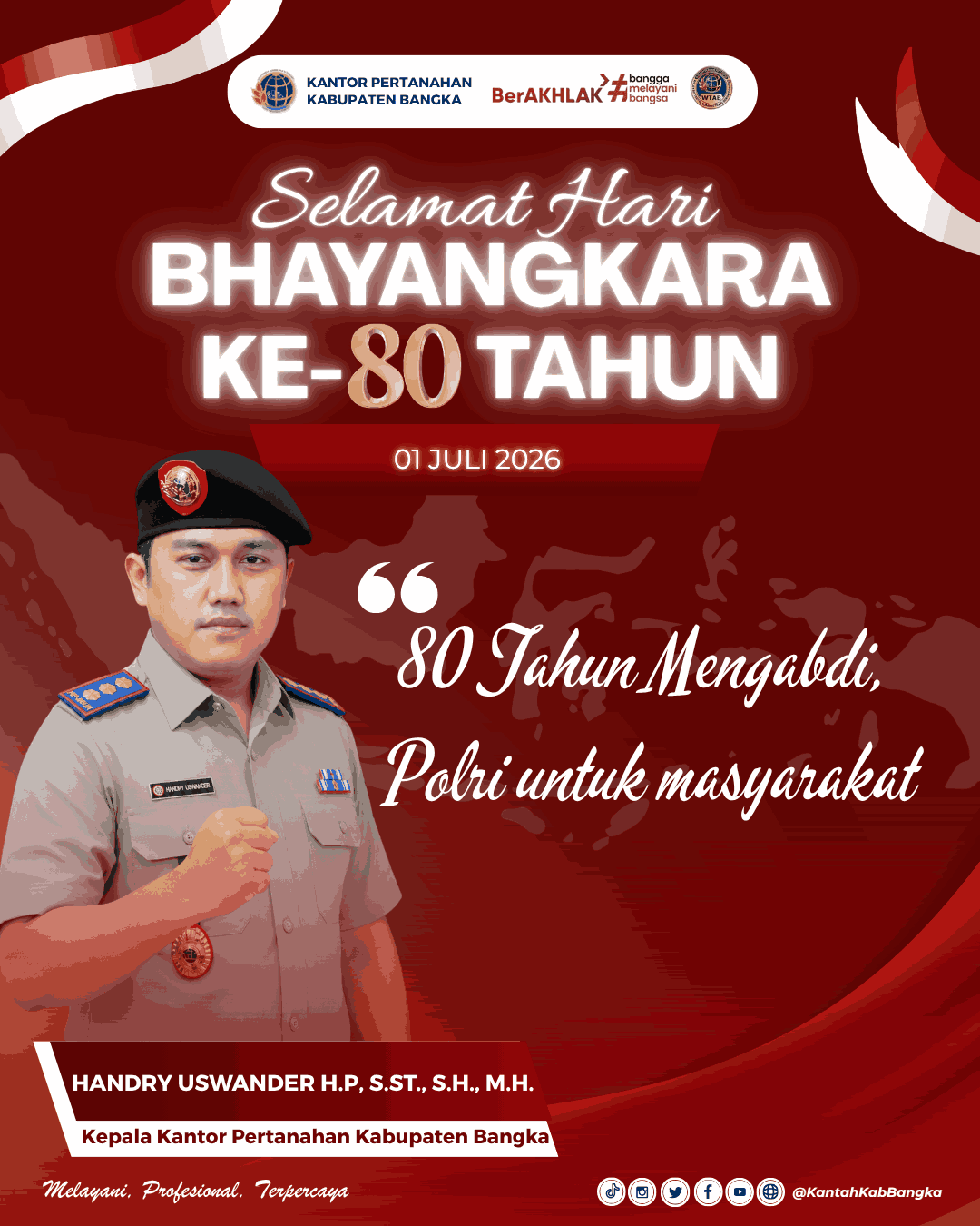 Selamat Hari Bhayangkara Ke 80