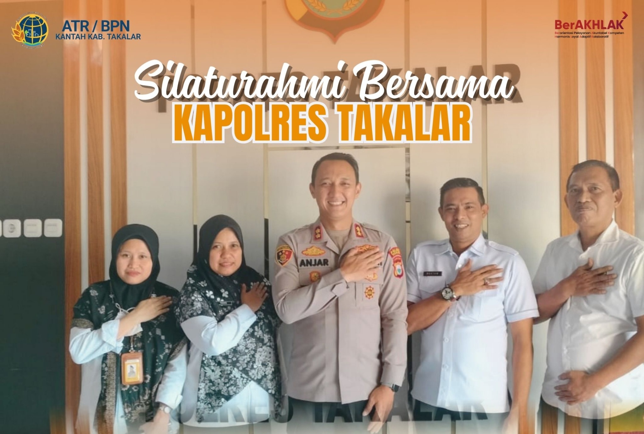 Silaturahmi bersama Kapolres Takalar