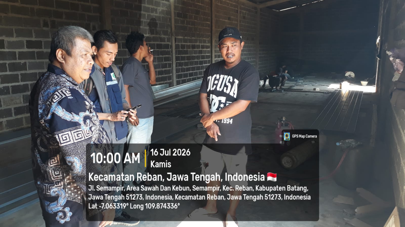 Kantah Kab. Batang Lakukan Peninjauan Lokasi PTP PKKPR Kegiatan Berusaha di Desa Semampir Kec. Reban