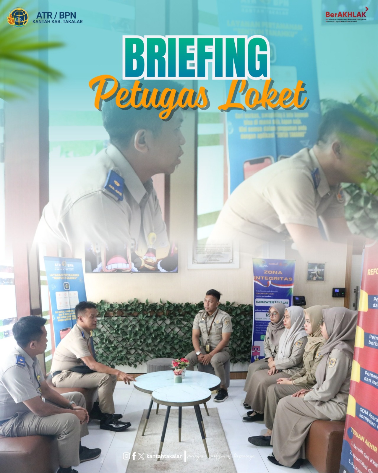 Briefing Petugas Loket