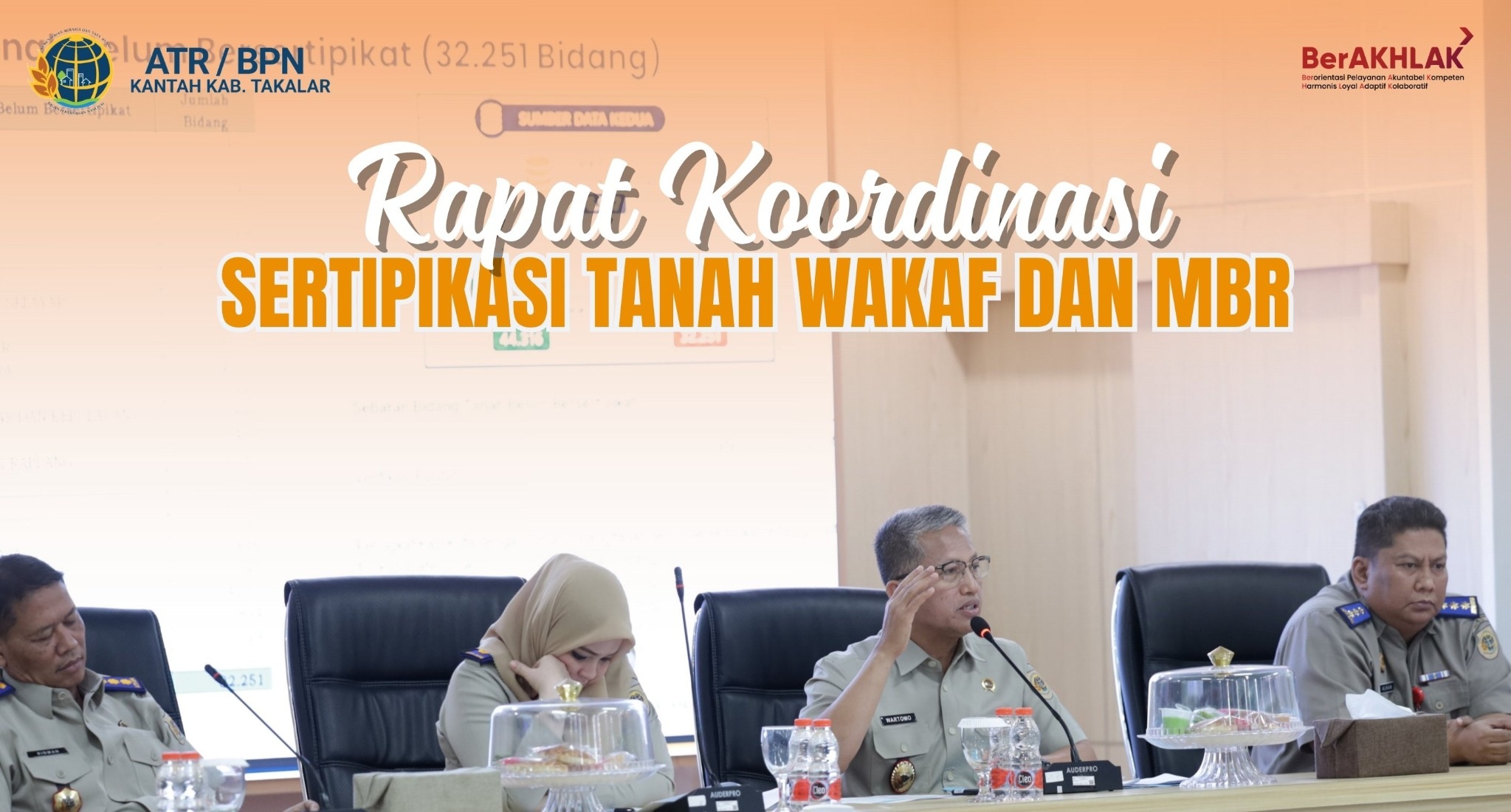 Rakor Sertipikasi Tanah Wakaf dan MBR